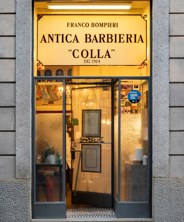 La bottega in Via Gerolamo Morone, Milano