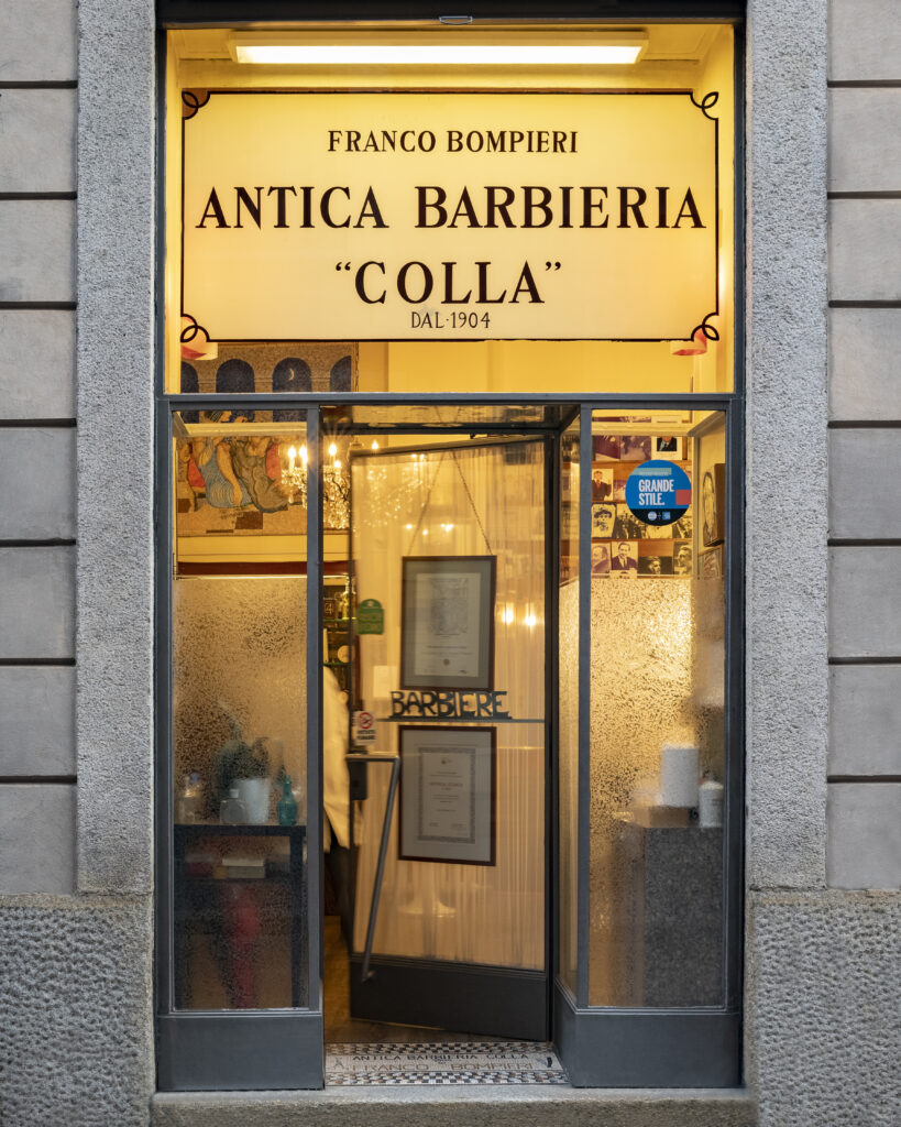 Ingresso Antica Barbieria Colla Milano