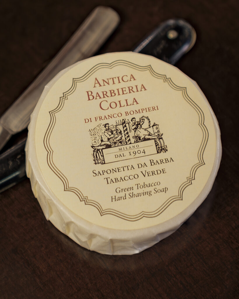 Saponetta da Barba Tabacco Verde Antica Barbieria Colla